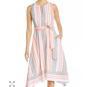 Karl Lagerfeld Asymmetric
Handkerchief Midi Dress Size 8